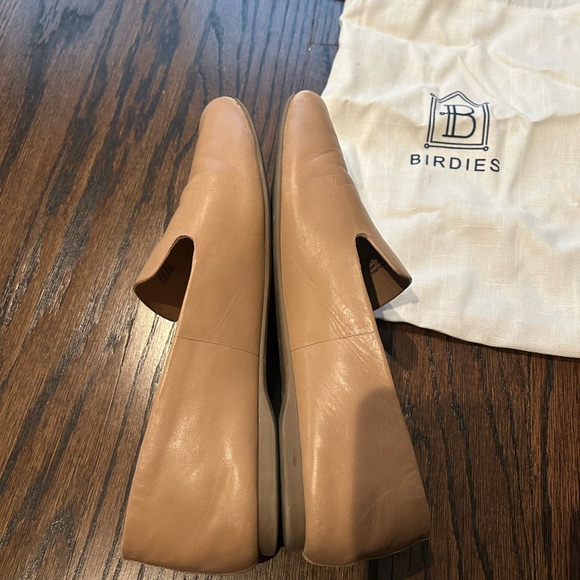 Birdies Tan Leather Slip-Ons - Picture 3 of 7